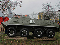 Праздничное мероприятие с торжественным открытием экспоната легендарного бронетранспортёра БТР Б 60